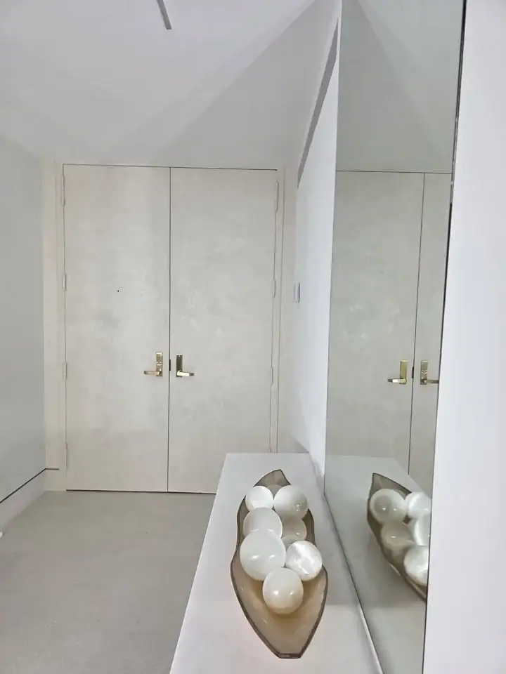 Tower House Condominium — Microcement on entry door, Miami Beach, FL