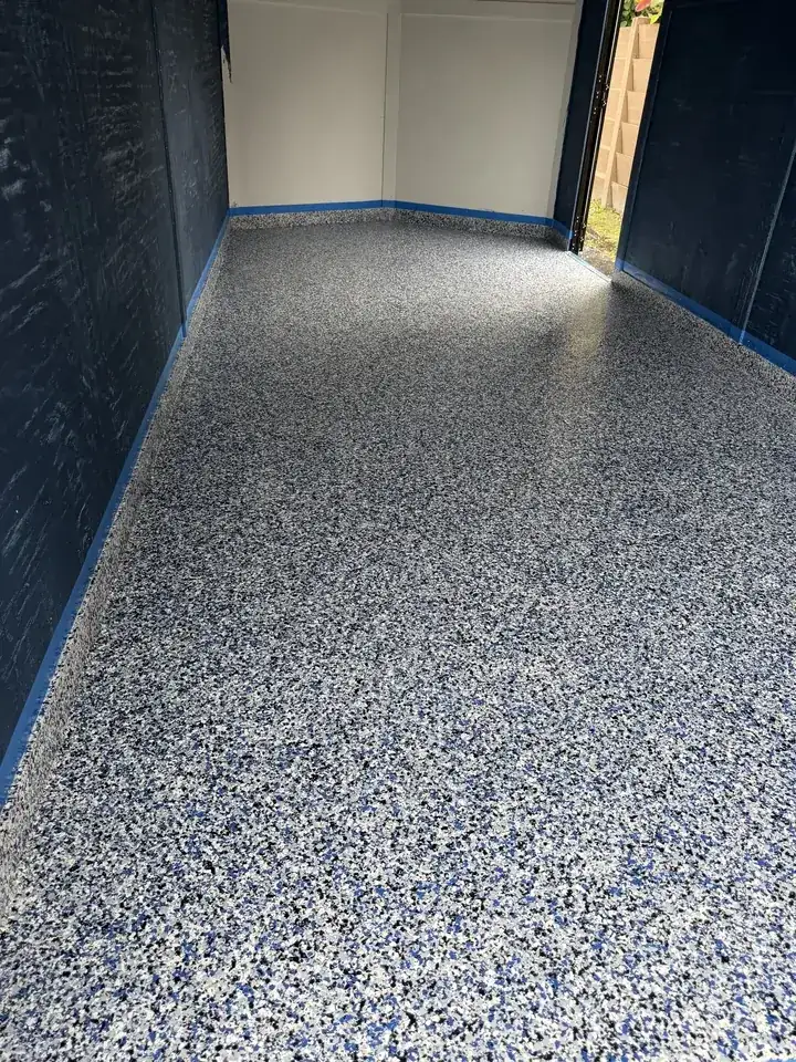 Trailer — Epoxy flakes, Miami, FL
